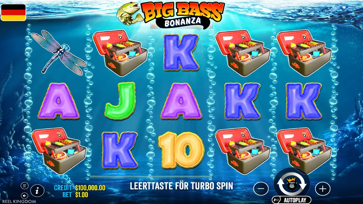 Big Bass Bonanza Screenshot - Huhn auf der Strasse mit Multiplikator x3,24 und Cash-Out-Button