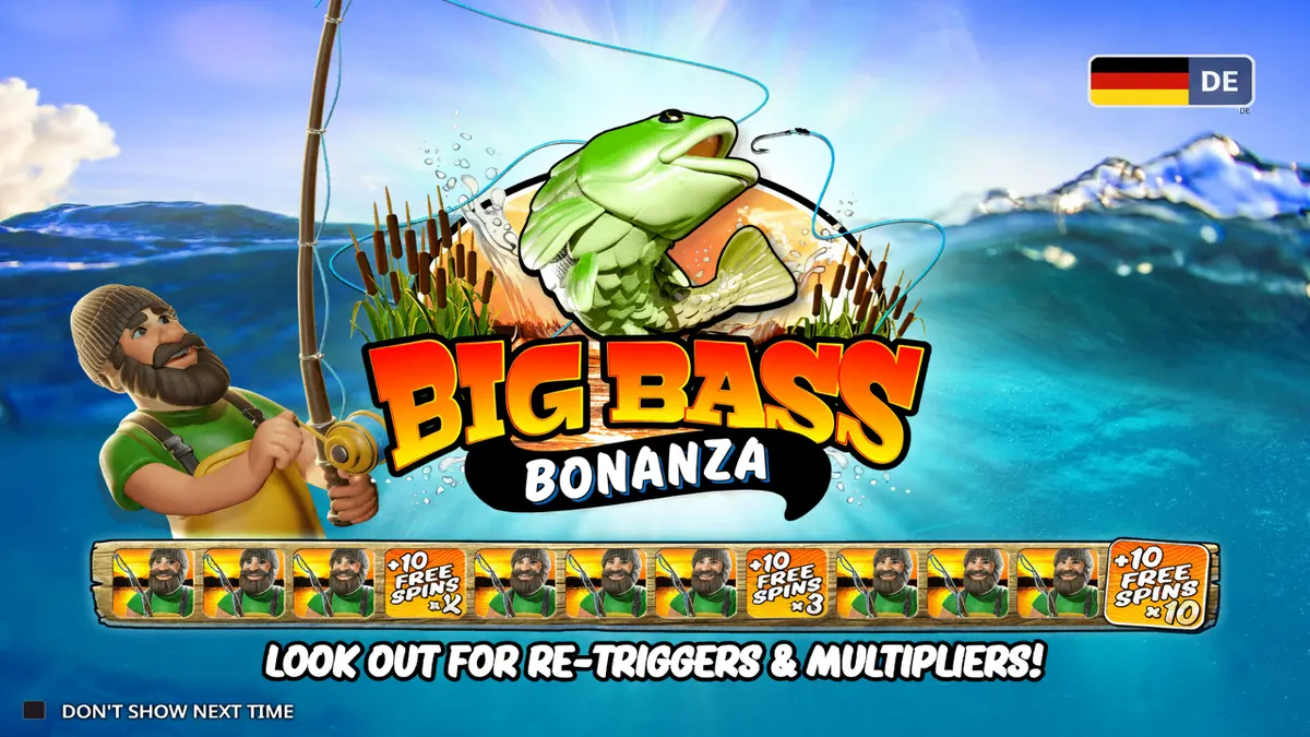 Big Bass Bonanza Spiel - Huhn überquert Strasse mit steigendem Multiplikator